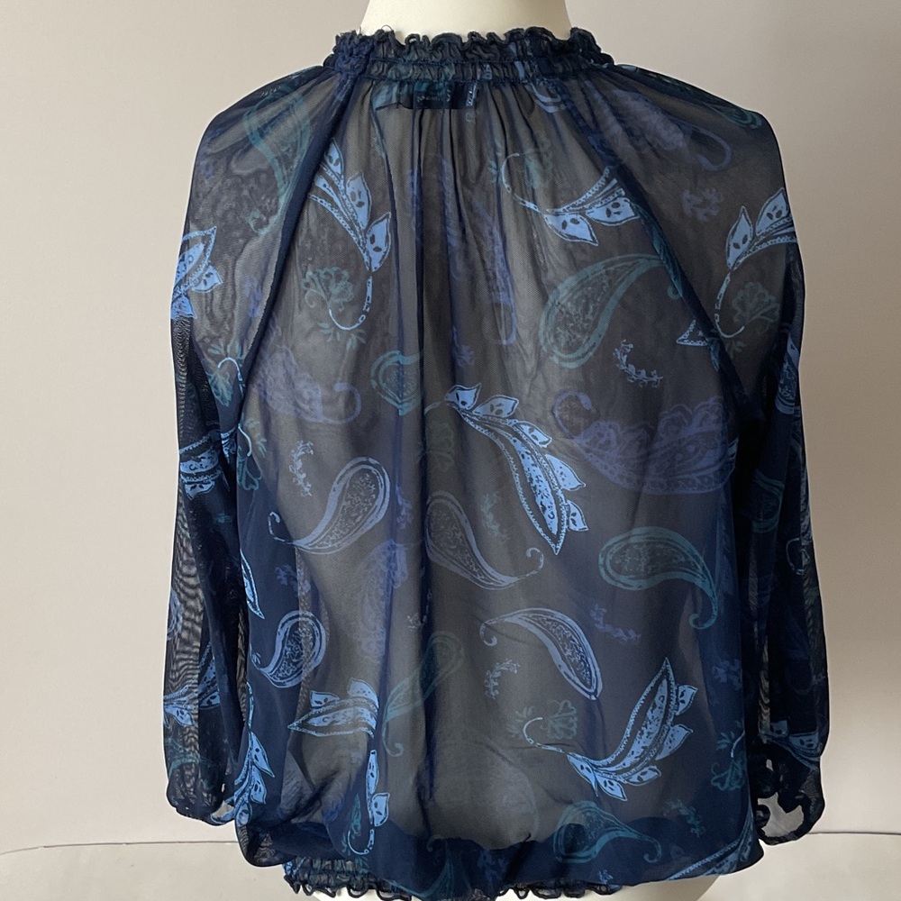 Reitmans Paisley Sheer Top - Picture 5 of 8